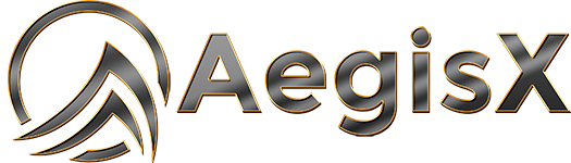 AegisX - LOGO - gold frame icon 2